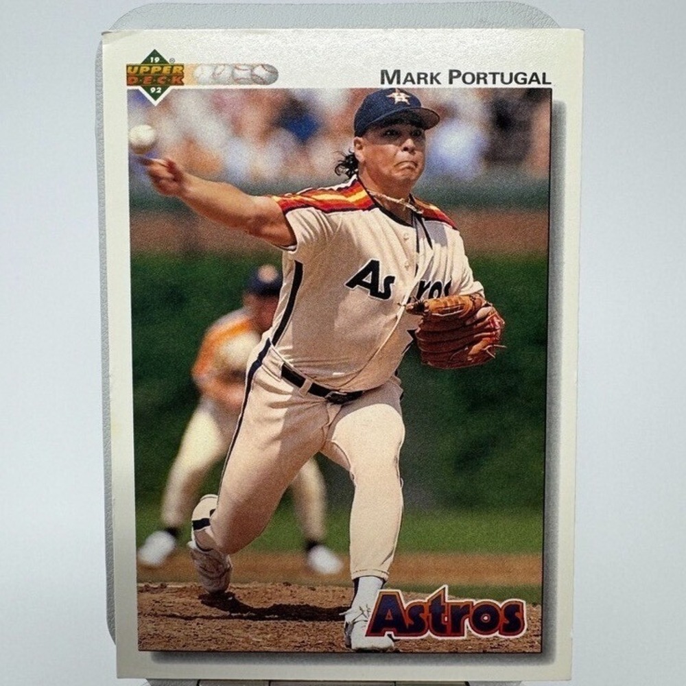 1992 Upper Deck Mark Portugal Astros Baseball Card